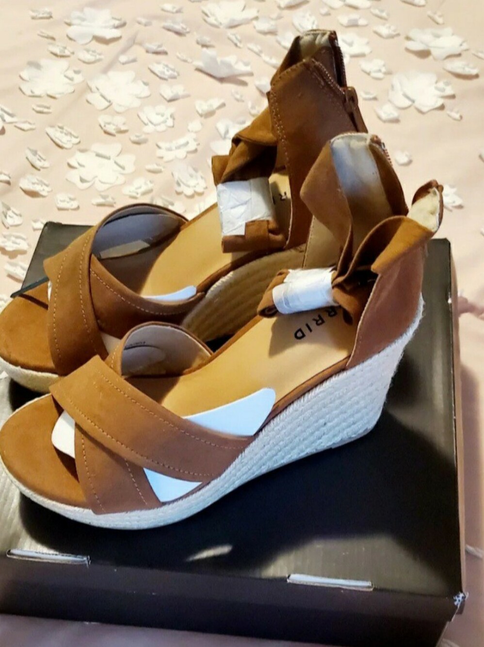 Torrid Lace-Up Espadrille Wedges